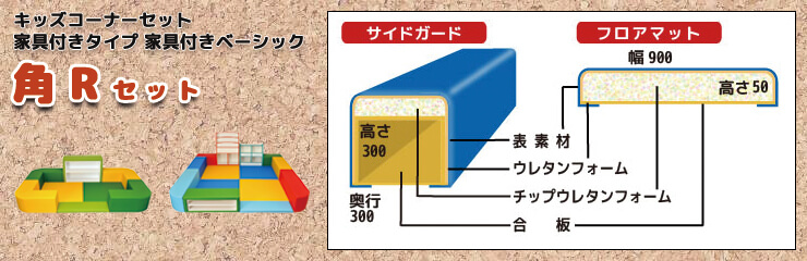 家具付き 角R セット